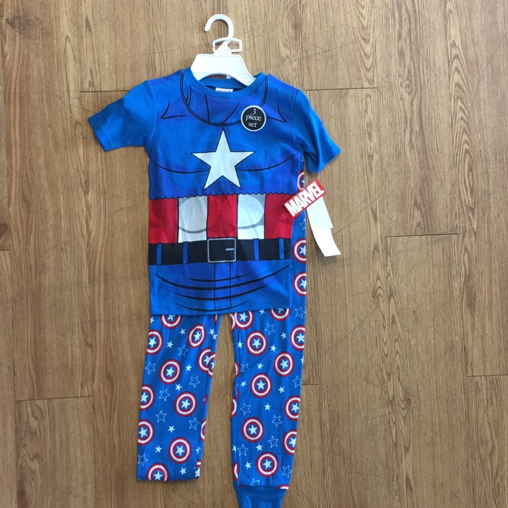 Captain America Boys Pajamas